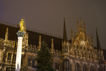 Fototapeta na wymiar Munich by night, HDR Image