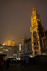 Fototapeta na wymiar Munich by night, HDR Image