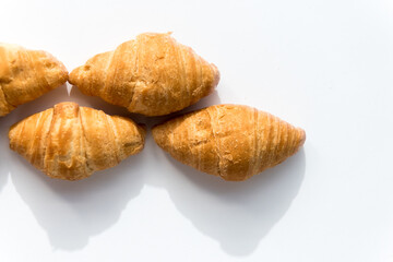 Сroissants on a white background