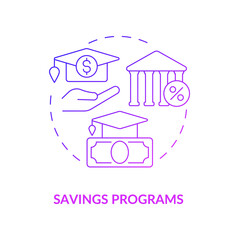 Saving option concept icon. Employee tax advantaged account. Workers deposit abstract idea thin line illustration. Isolated outline drawing. Roboto-Medium, Myriad Pro-Bold fonts used
