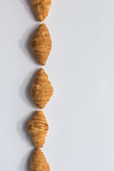 Сroissants on a white background