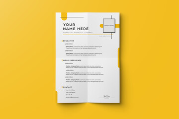 Modern CV Resume Design Template