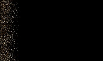 Glitter on black background. Colors glittering of Holiday's Season on black background