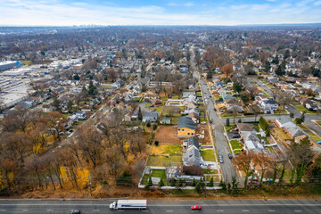 Aerial Drone of Clifton New Jersey 