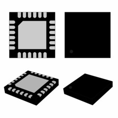 Vector IC QFN sample product images.
