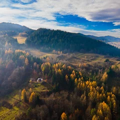 Zelfklevend Fotobehang landscape in the mountains © Mateusz