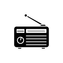 Radio icon design template vector isolated illustration