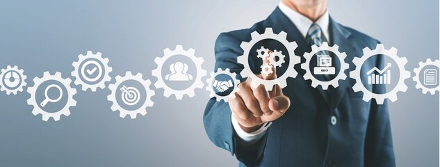 Operations management involving business process and workflow, monitoring and evaluation, quality control.