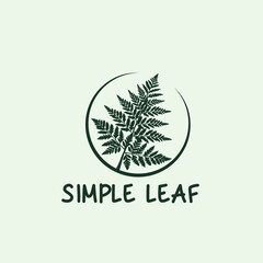 leaf  logo with circle combination © ArtJIC 99