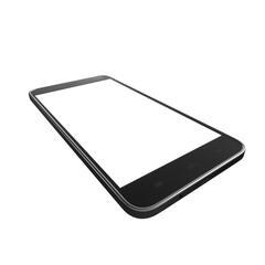 スマートフォンの3DCGイラストレーション