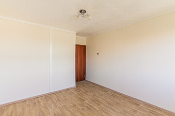 Russia, Moscow- May 08, 2020: interior room apartment modern bright cozy atmosphere. general cleaning, home decoration, preparation of house for sale