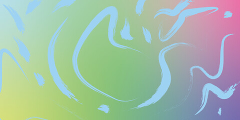 abstrack background with multicolor green blue pink and yellow for desktop wallpapaer and banner