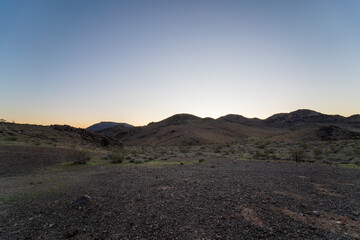 Fototapeta na wymiar Sunrise Photos from the Mojave Desert near Baker CA