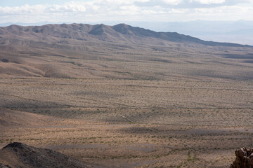 Fototapeta na wymiar Mojave Desert Landscapes near Baker, CA