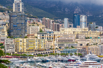 Panorama über das Fürstentum Monaco