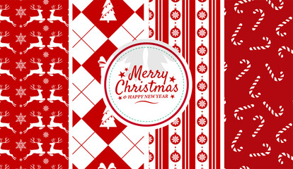 Obraz premium Merry Christmas Greeting cards with tree Branches christmas tree. Christmas Vector illustration