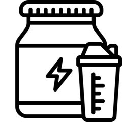 protein line icon