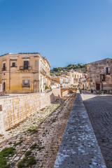 Fototapeta na wymiar Scicli City Centre, Ragusa, Sicily, Italy, Europe, World Heritage Site