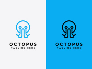 Octopus Logo design vector template