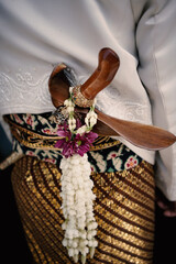 Javanese wedding dress, wedding ceremony	

