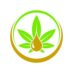 cannabis leaf vector