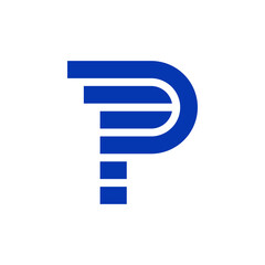 Obraz premium P Logo/Icon