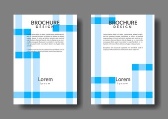 simple and unique brochure design template. rectangular shape