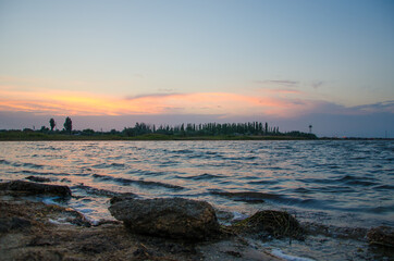 Obraz premium sunrise over the river