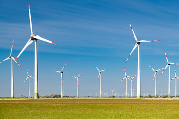 Wind park in the north of Germany - 2563