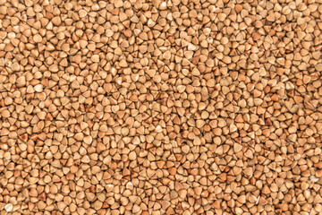 buckwheat grains background