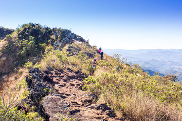Fototapeta na wymiar Partial view of the Serra do Curral viewpoint
