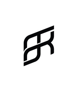 Monogram logo with initials RFR