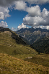 Fototapeta premium Grossglockner mountain scenic road in Austria in Alps