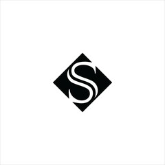 letter s logo vector template art