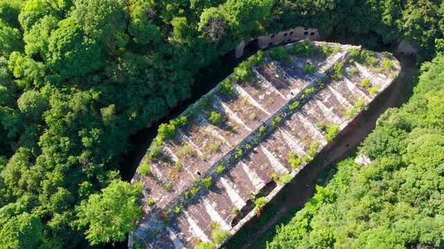 Old fort near Dubno Ukraine 
