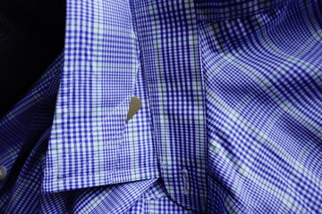 Shirt collar with a collar stay