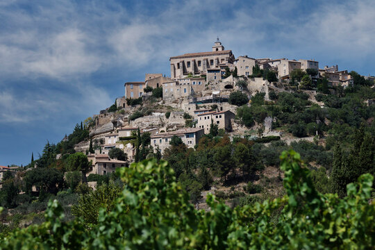 Village in Southern France, Provence, Lub&eacute;ron