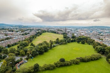 Meadows in the Scottish capital of Edinburgh ideal to exercise on lunch break. Running along the...