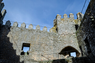 Castle in the medieval village of Penedono, viseu district. Portugal - obrazy, fototapety, plakaty