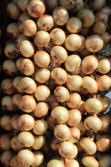 Zwiebeln - Lebensmittel (Hintergrund/Textur/Muster)