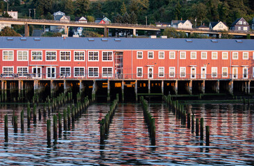 Building on the Columbia River