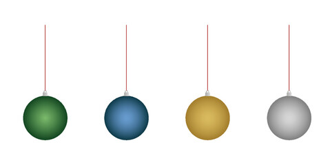 Julekugler / Christmas balls, Vector