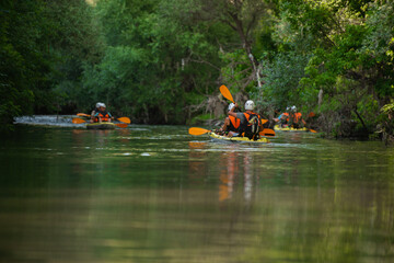 Canoeing all togeher