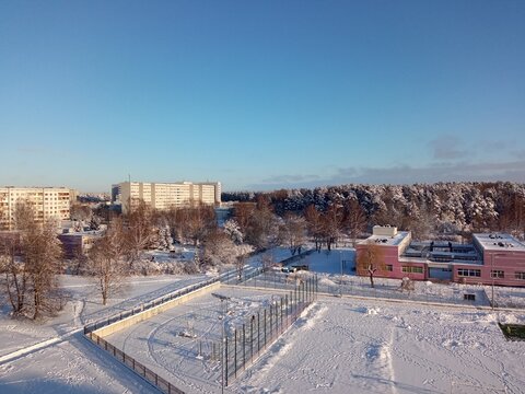 winter in the village