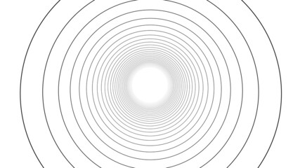Abstract tunnel. 3D wormhole or vortex. Grid. 3d rendering