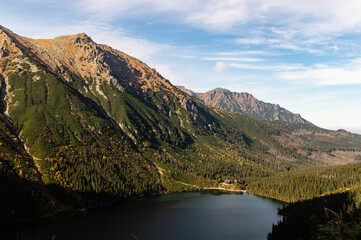 lake in the mountains