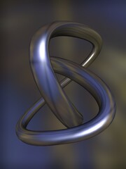3d abstraction illustration of object on background