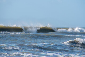 Onde del mare. Waves of the sea.