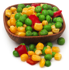 Fresh vegetables mixed