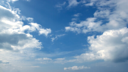 Blue sky background